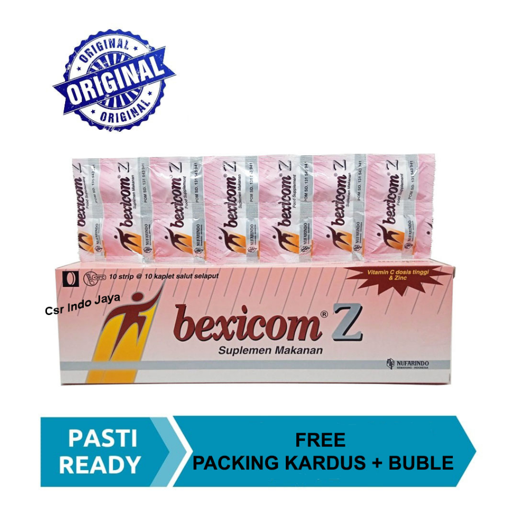Bexicom Z Multivitamin | ZINC | Vitamin C | B | E