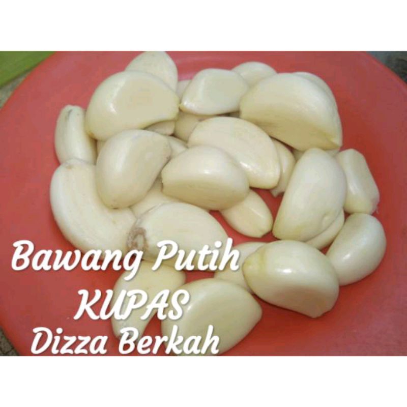 

BAWANG PUTIH KUPAS / 200gr / DIZZA BERKAH