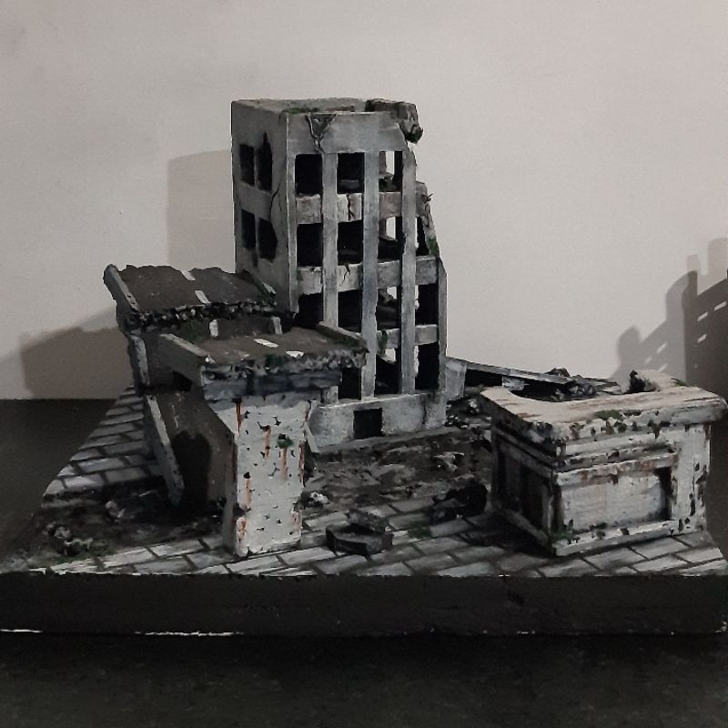 Diorama Gedung Gundam MG 1:100