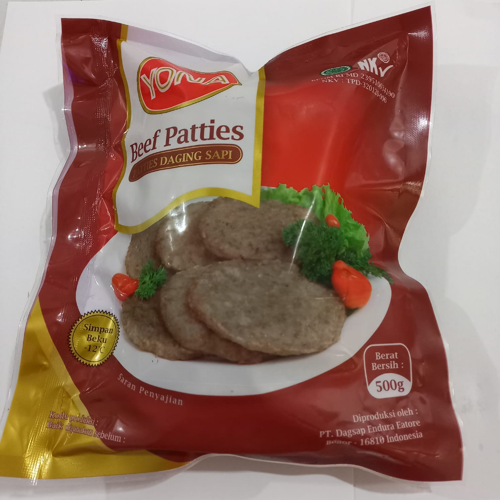 

Beef Patties Yona 500 Gram
