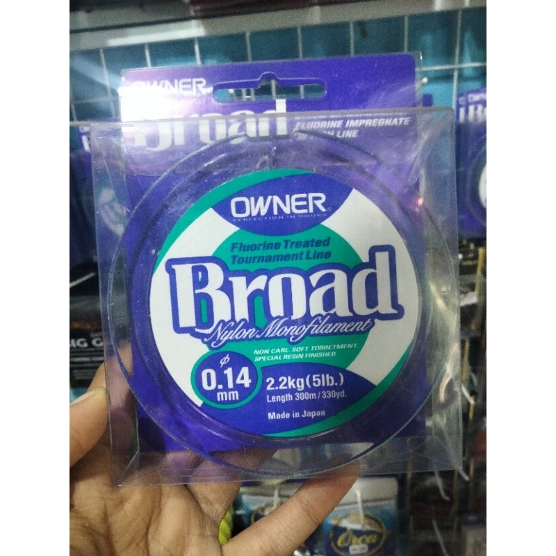 [ECER PER METER] SENAR OWNER BROAD 0.14 MM HARGA PER METER