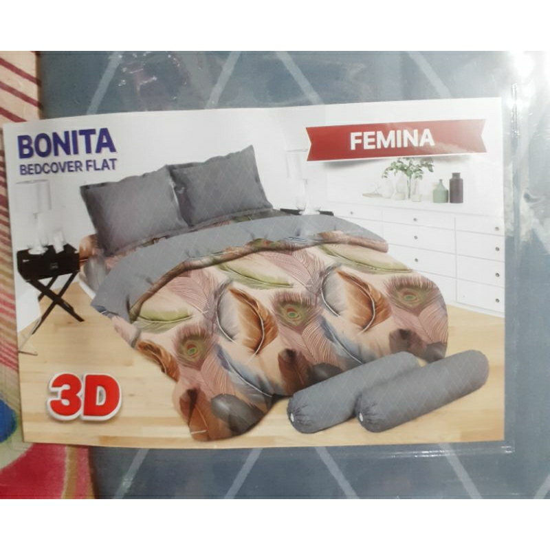 bed cover bonita tanpa sprei no 1 uk 180x200 Femina