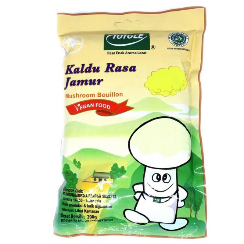 

Totole kaldu jamur ukuran 200 gr penyedap rasa
