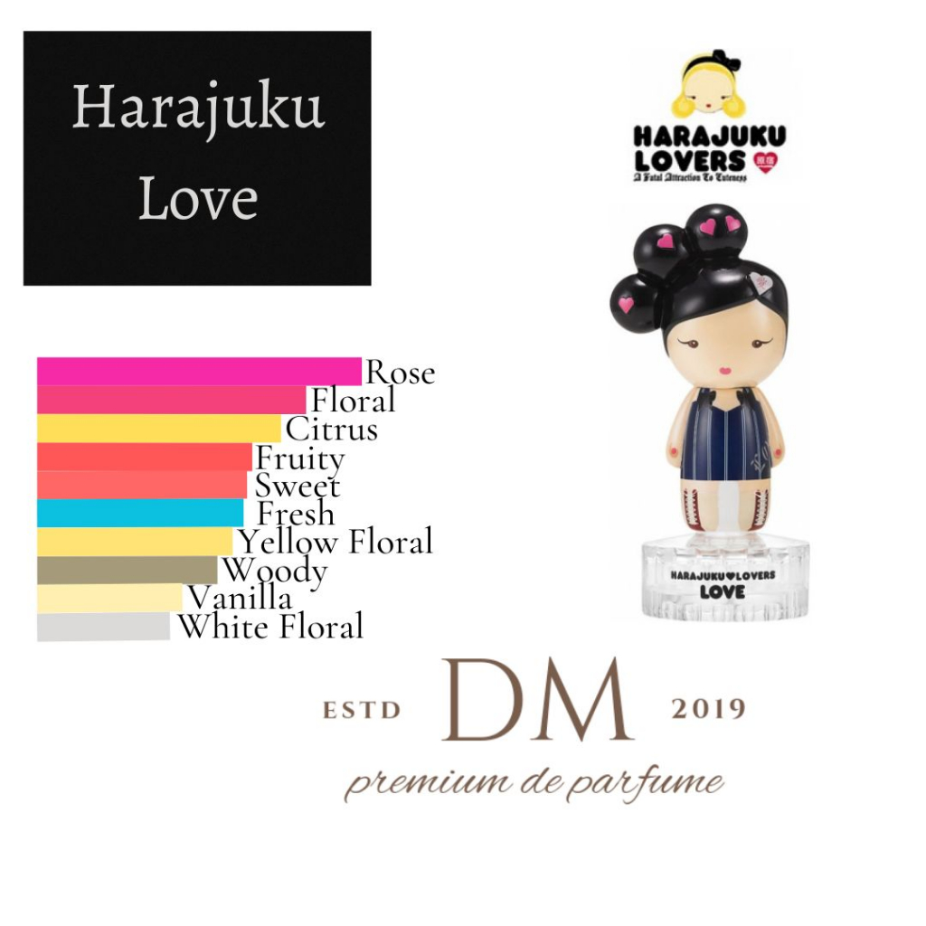 DM PARFUM | HARAJUKU LOVE | EAU DE PARFUM 30ML FOR WOMEN