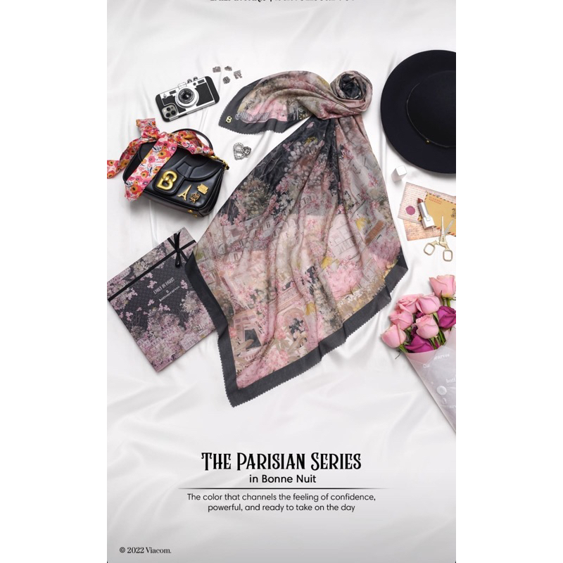 Bonne Nuit Buttonscarves Emily in Paris