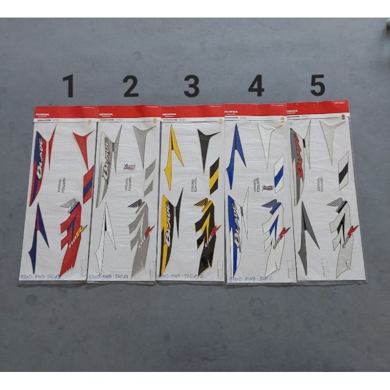 List Sticker Stripe Striping Blade 110 Old Lama Original 871X0 KWB 920 ZF/ZE/ZD/ZC/ZA