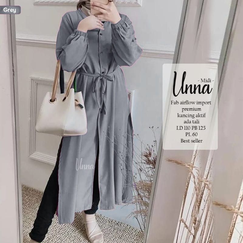 Unna Midi tunik polos