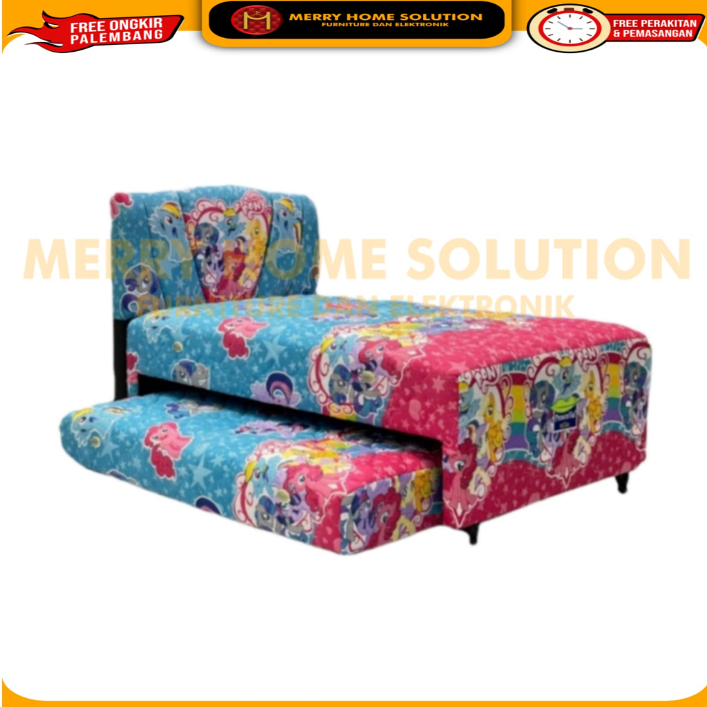 springbed sorong procella karkter My little pony kasur anak 120x200
