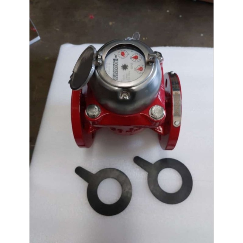 Meteran Air Sewage Meter Watermeter Water Meter Flow Meter Air Limbah Panas 130°c DN65 2,5" 2,5 Inch