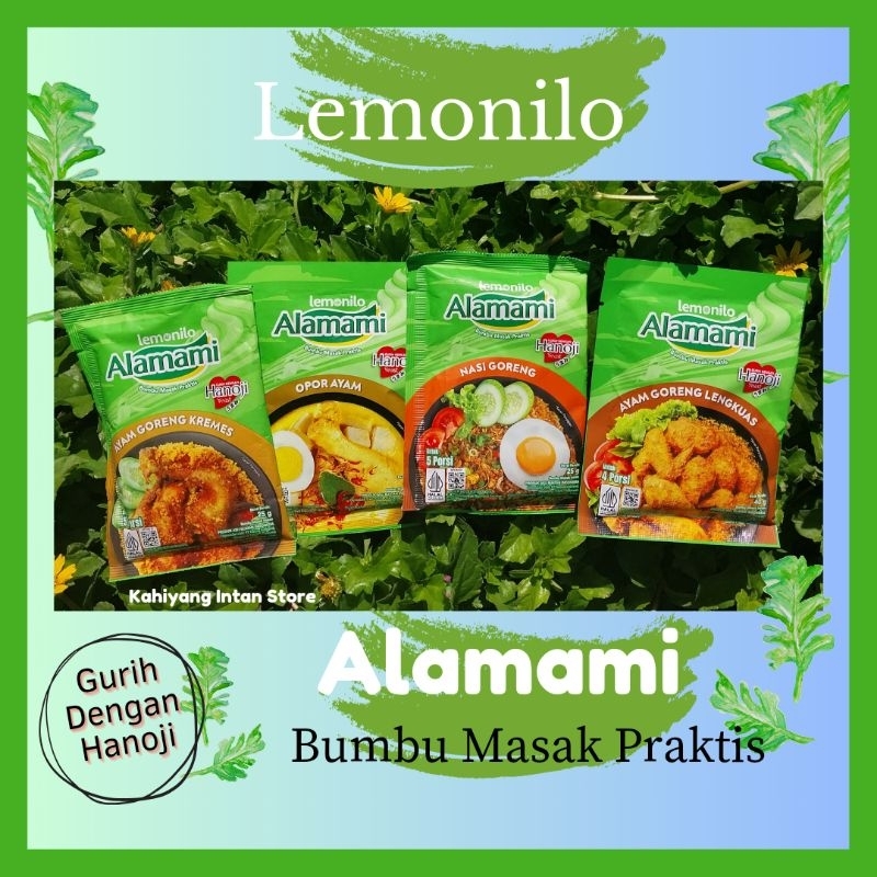 

LEMONILO ALAMAMI Bumbu Masak Praktis Opor Ayam, Ayam Goreng Lengkuas, Ayam Goreng Kremes, Nasi Goreng, Rendang - Gurih Dengan Ragi Hanoji