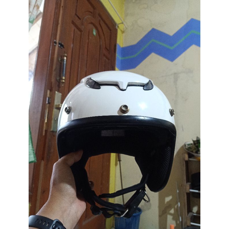HELM BOGO ZEUS BEKAS PUTIH