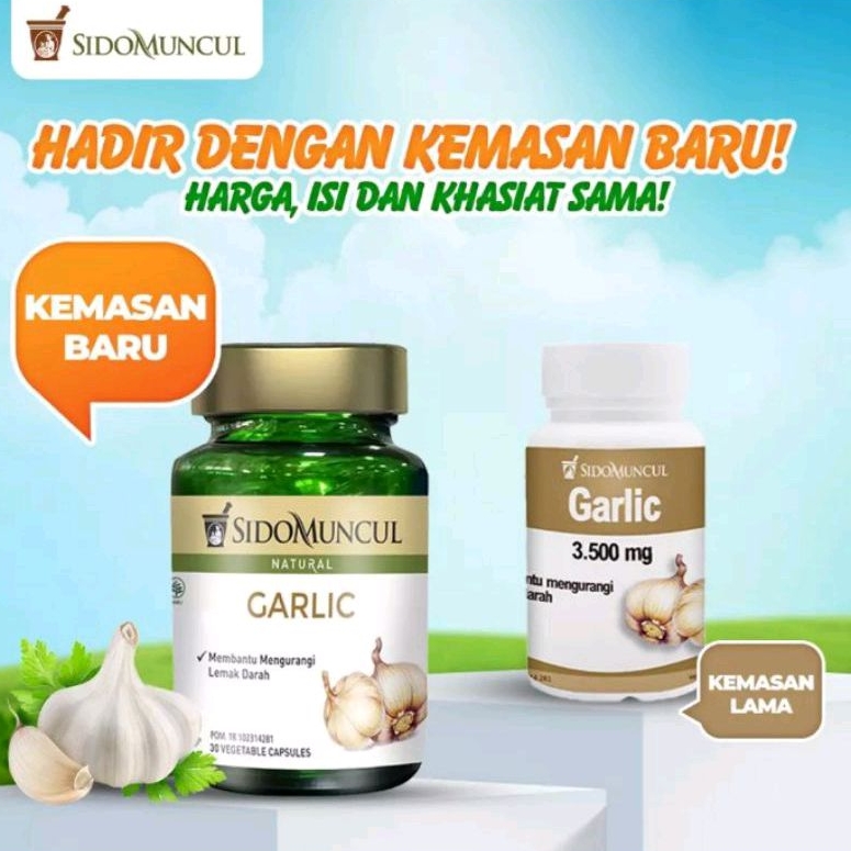 Garlic Sidomuncul 30 Kapsul