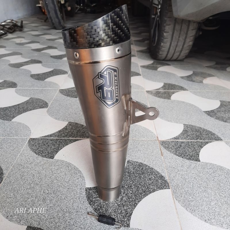 slincer silincer knalpot R9 H2 titanium original kondisi new