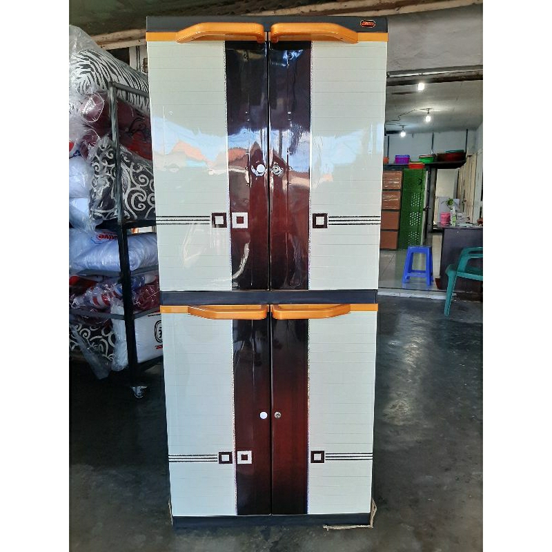 LEMARI PLASTIK NAIBA 4 SUSUN | LEMARI PLASTIK RAK