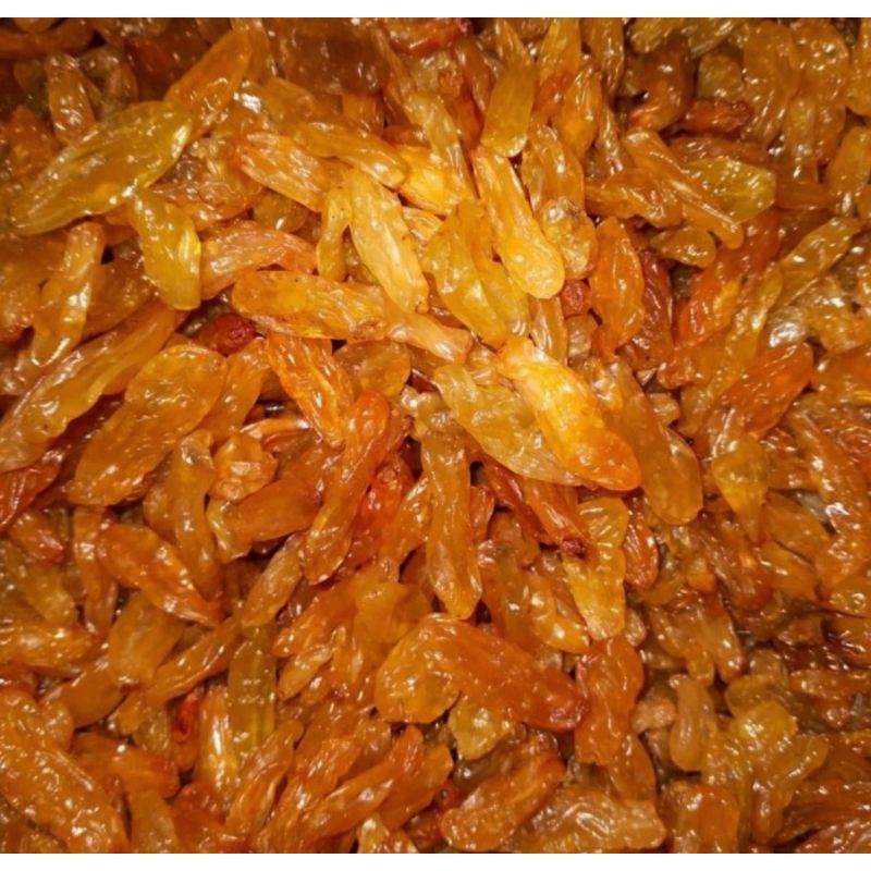 

Kismis Arab 1kg Golden Raisin Jumbo Asam Manis Enak