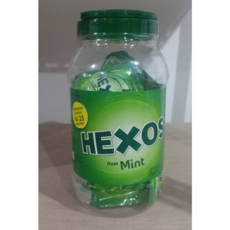 

permen hexos stoples isi 25 dan 50 sachet