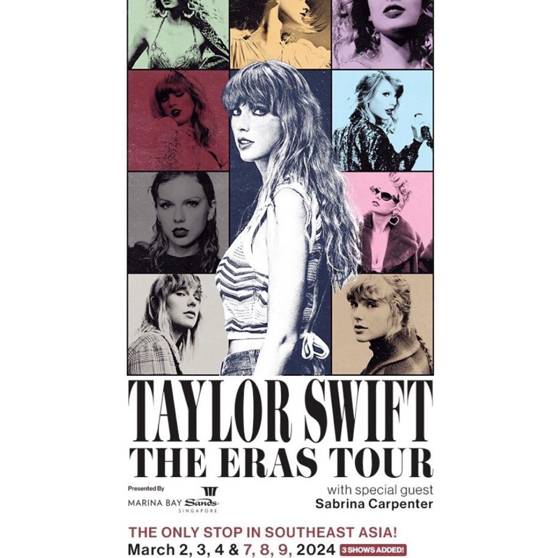 Tiket VIP 2 Taylor Swift The Eras Tour Singapore