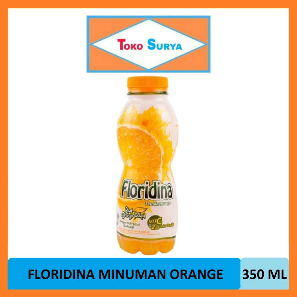 

Floridina Folorida Orange With Real Orange Pulp Rasa Jeruk 350 Ml