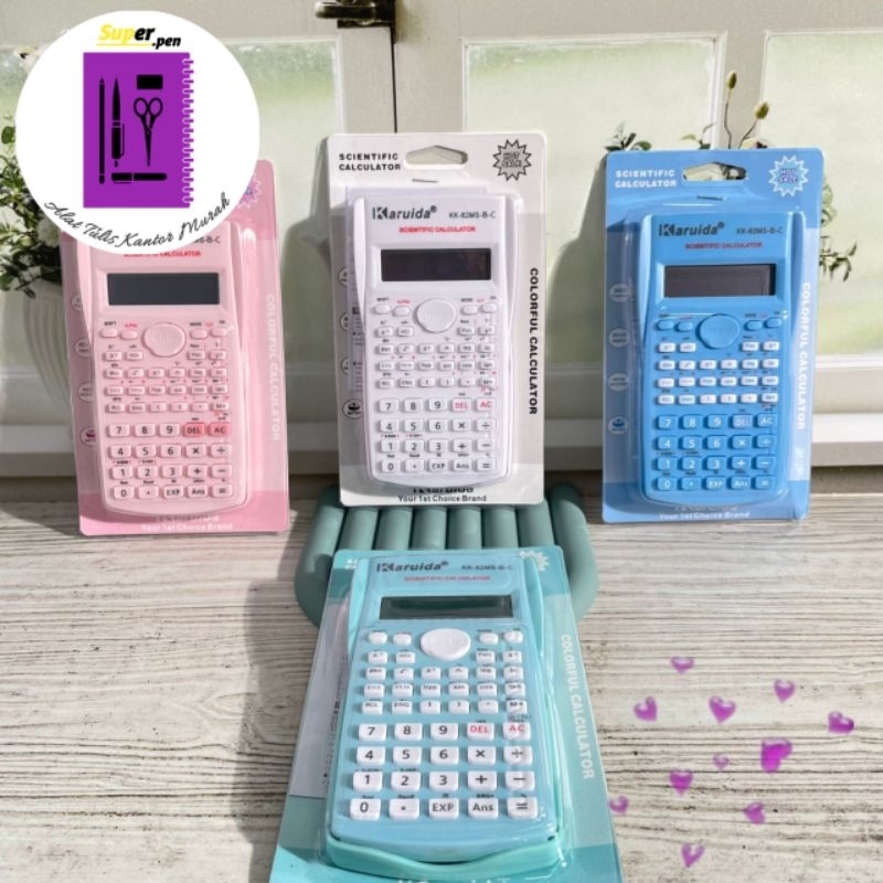 

KALKULATOR SCIENTIFIC KARUIDA KK-82MS-B-C CALCULATOR ALAT MENGHITUNG SIMPLE LENGKAP PERLENGKAPAN ATK DAN SEKOLAH KEYBOARD ALKALINK SUPER MURAH