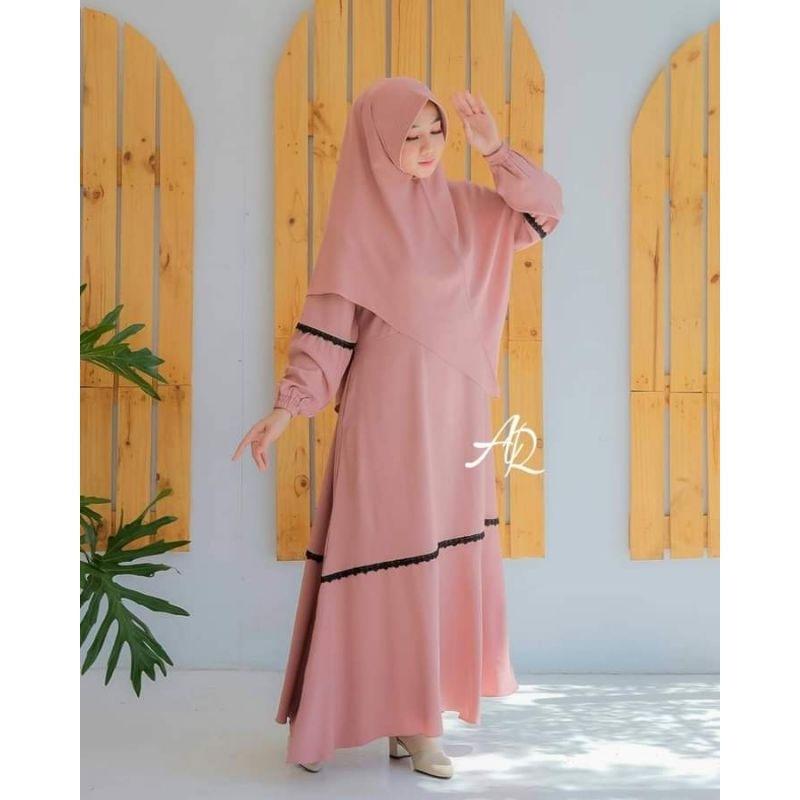 RIHANNA SET SYAR'I BY AR/SET SYAR'I BY AR/GAMIS SET HIJAB SYAR'I BY AR/GAMIS SET HIJAB/SET SYAR'I/FA