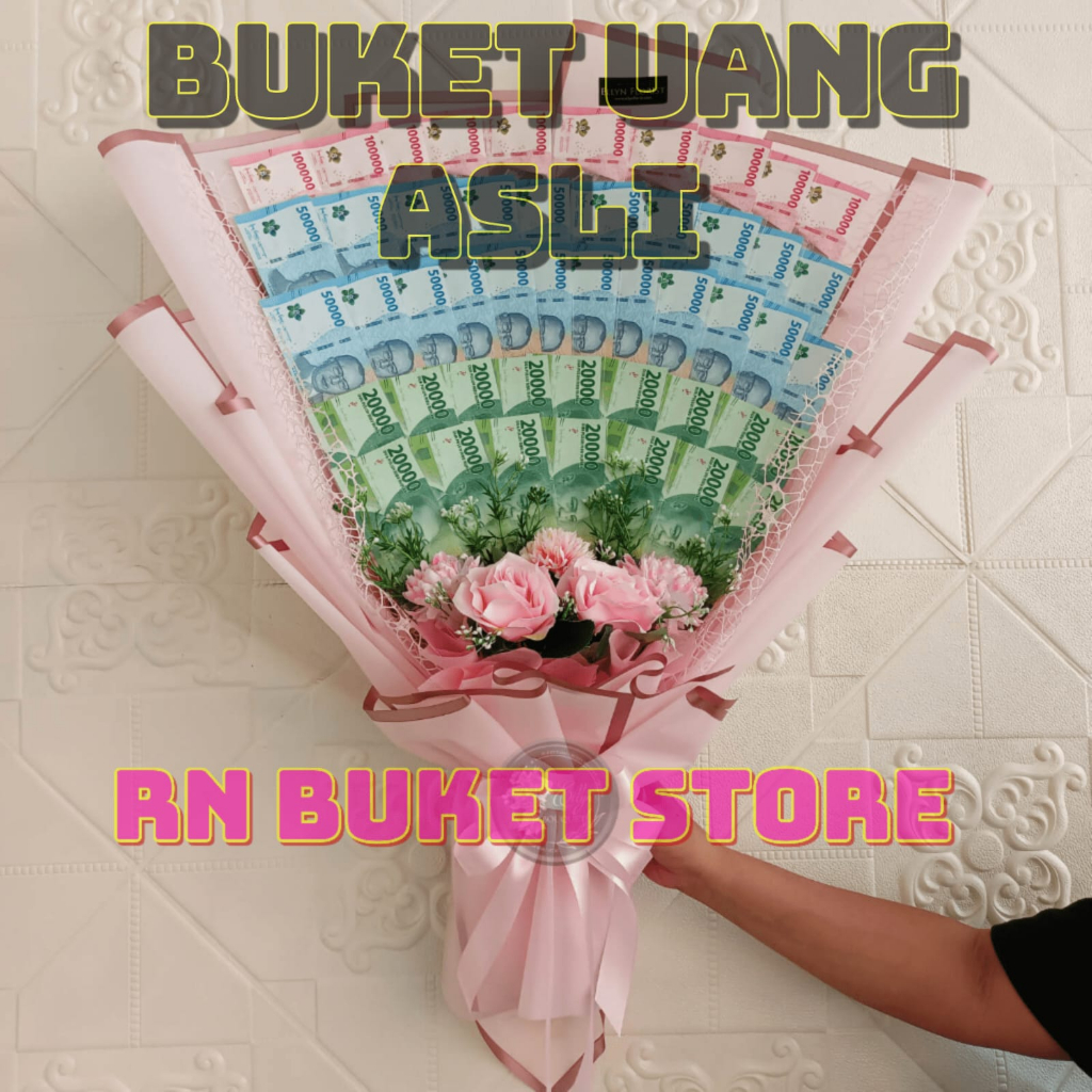 

Bouquet/Buket U*NG ASLI/BUKET ULANG TAHUN/BUKET MAHAR/BUKET WISUDA
