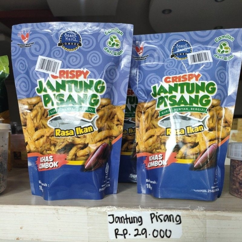 keripik jantung pisang