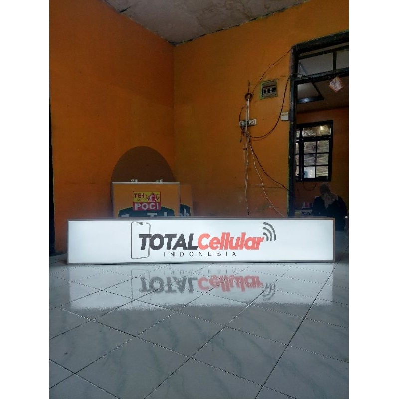 COD NEON BOX CUSTOM UKRAN 244X50 |NEON BOX AKRILIK