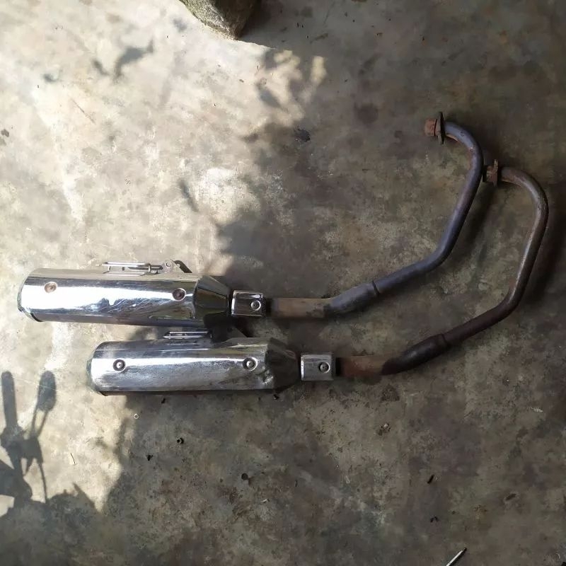 knalpot Tiger Revo copotan original