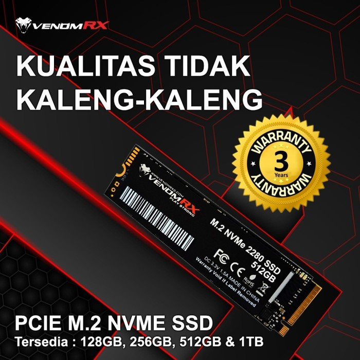 SSD VENOMRX VRX M2 2280 NVMe 256G NEW