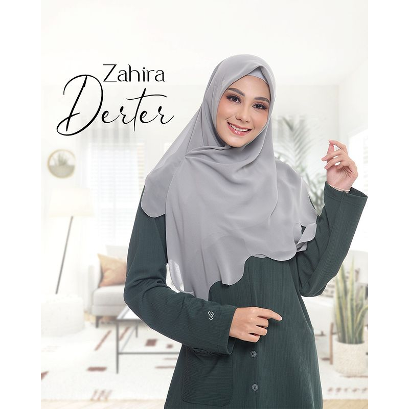 [ZAHIRA DERTER]KERUDUNG/JILBAB SEGIEMPAT POLOS RABBANI