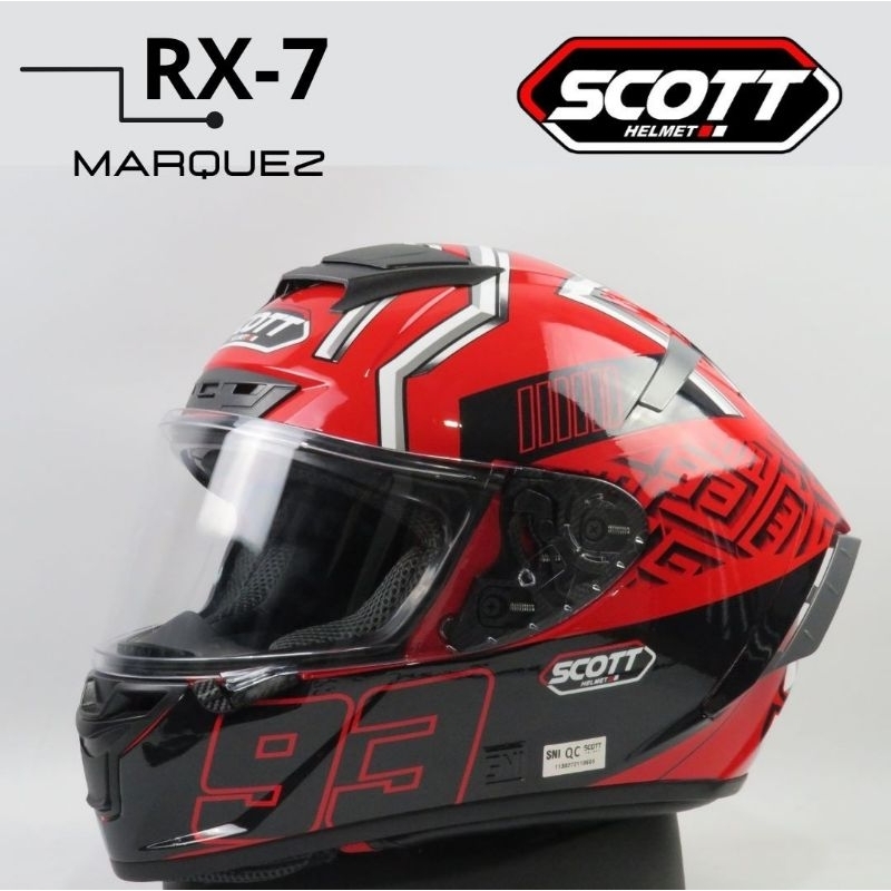 HELM FULLFACE ORIGINAL SCOTT RX 7 X14 not Shoei X-14