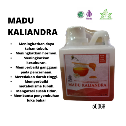 

Madu Kaliandra 500gram Asli Grade A Pure Raw Honey Premium || Madu Kaliandra 500gram