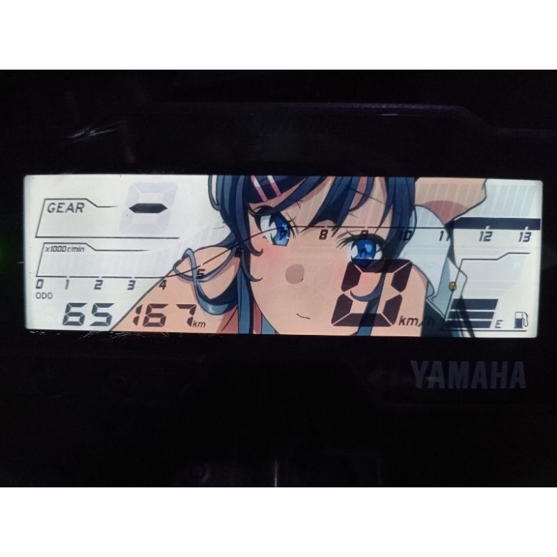 Stiker speedometer r15 v3 versi anime