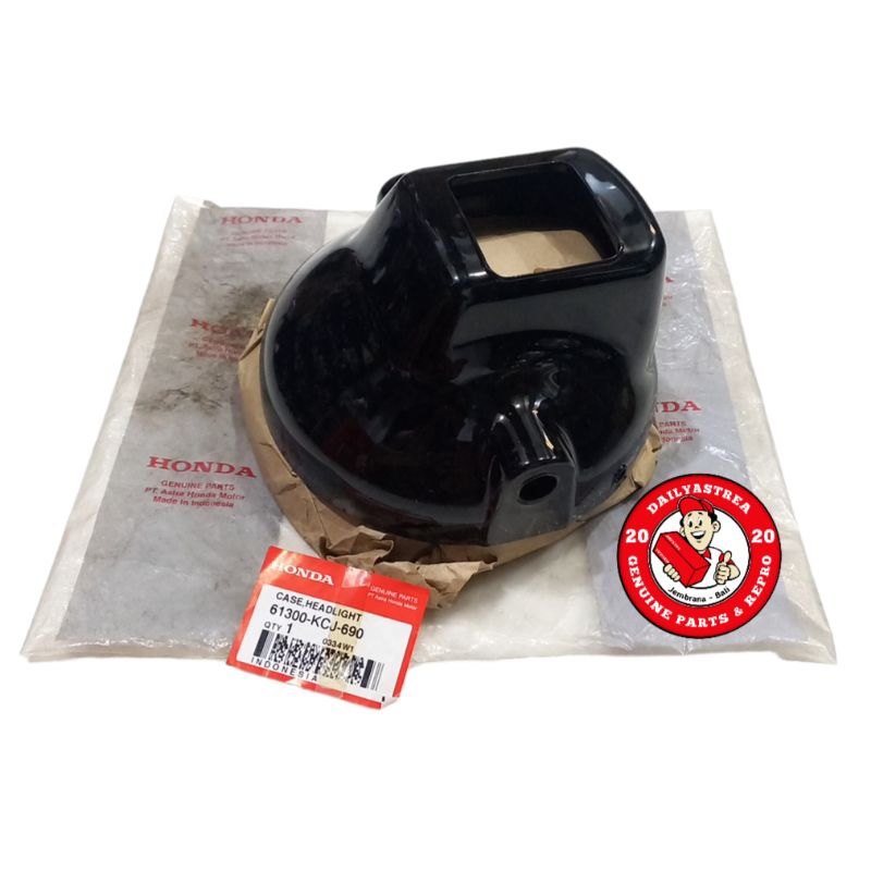 Totok Batok Rumah Lampu Depan Honda Tiger 2000 Lawas Tilas Hitam Original 61300-KCJ-690