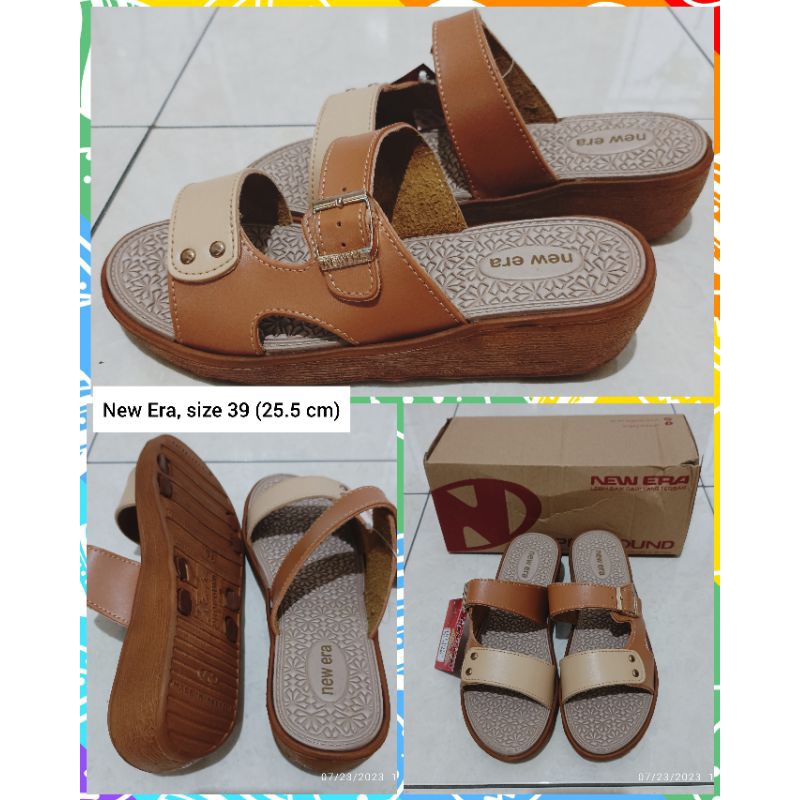 Sandal wedges wanita New Era size 39