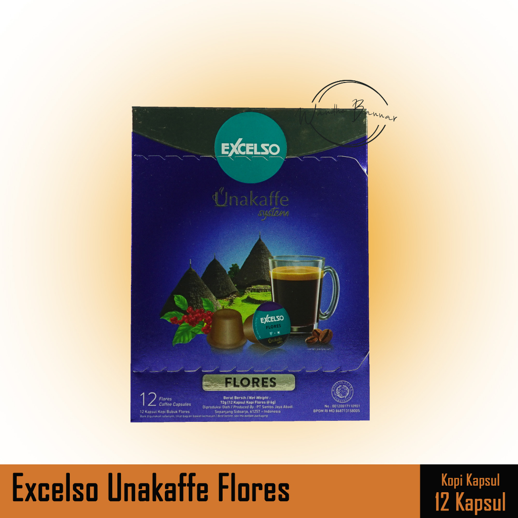 

Kopi Kapsul Excelso Unakaffe Flores ( 12 Kapsul Kopi @6g )