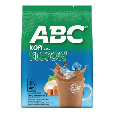 

ABC Kopi Rasa Klepon Bag 5 x 25 gr