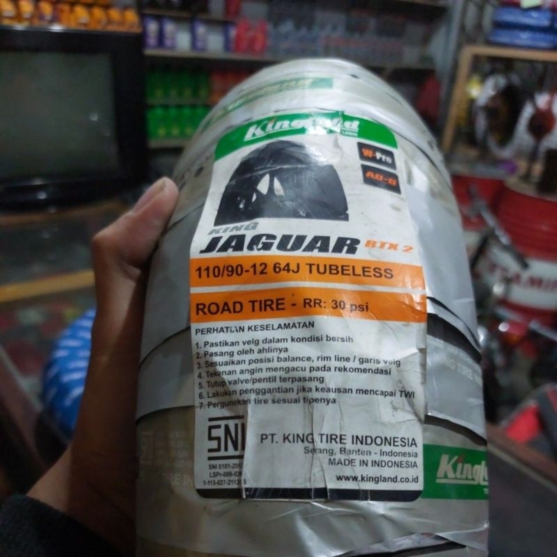 BAN BELAKANG SCOOPY 110/90-12 KINGLAND King Jaguar