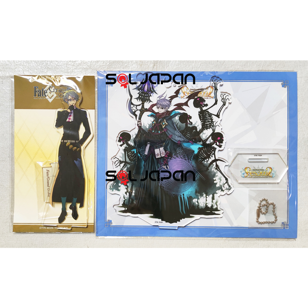 Fate Grand Order FGO Fes AGF 2022 Acrylic Stand Ruler Moriarty Set