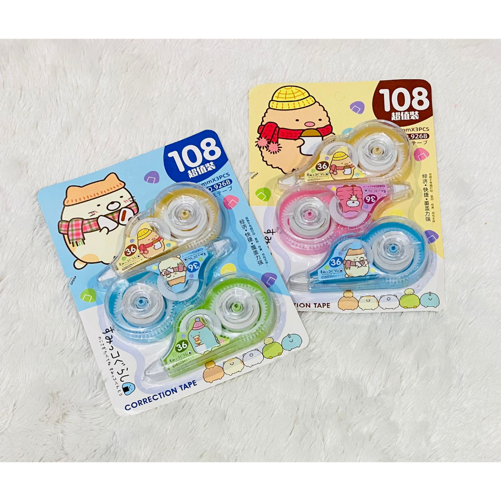 

TIP EX KERTAS / CORRECTION TAPE TYPX BYK 173 PACK ISI 3 DNK