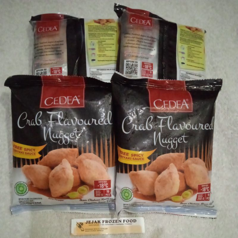 

CEDEA Crab Nugget 200gr (isi 16Pcs)