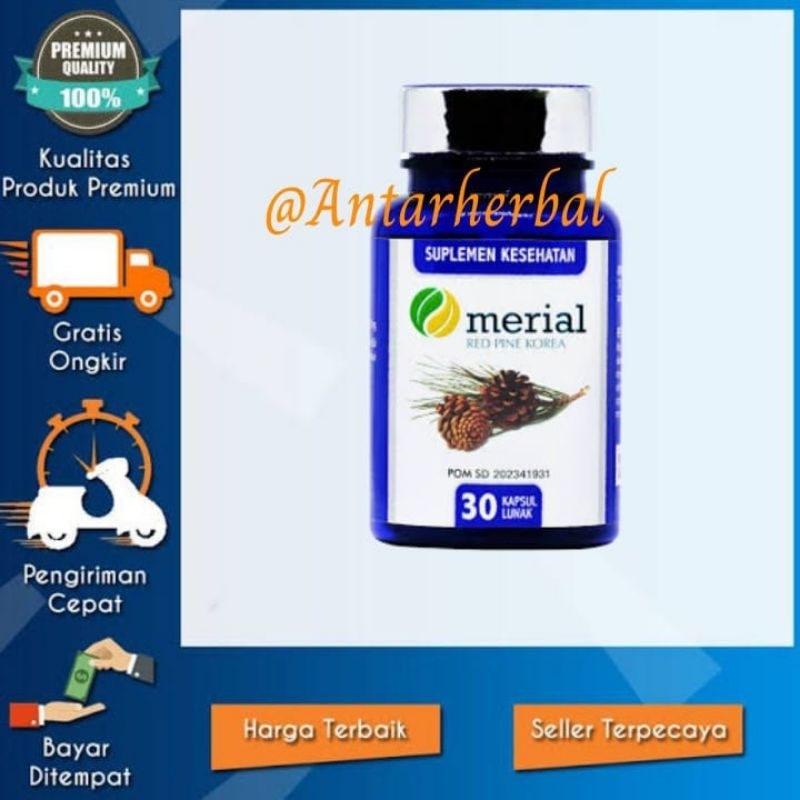 Obat kolestrol Merial red pin korea asli