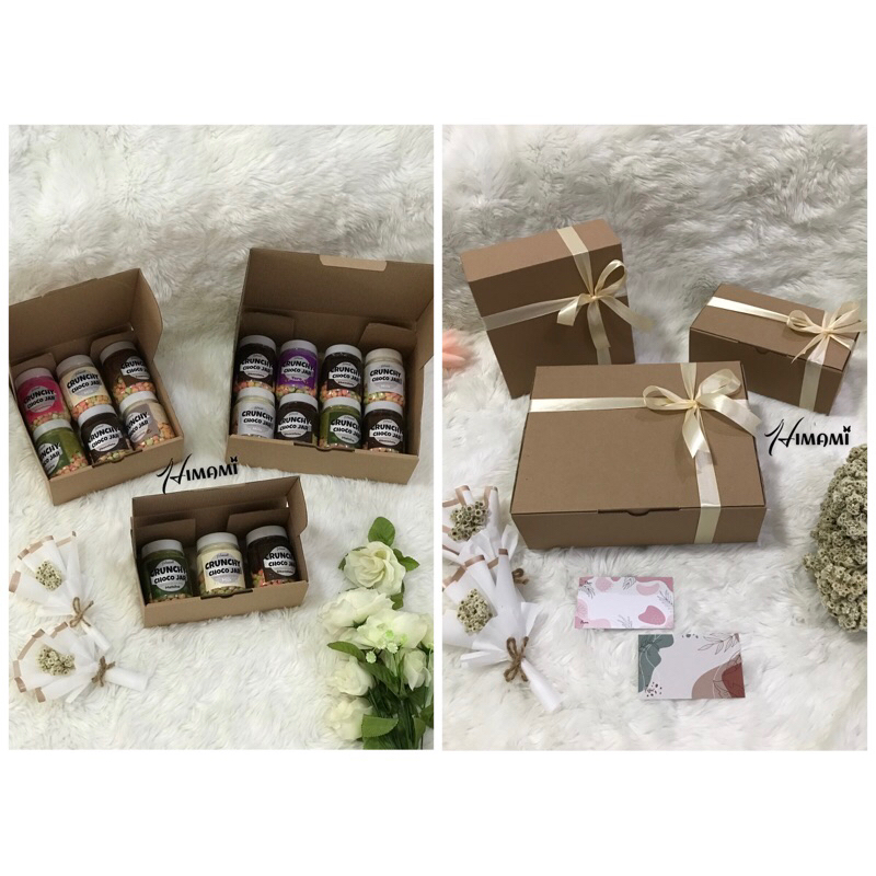 

HAMPERS CRUNCHY CHOCO JAR HADIAH GIFT PARCEL LEBARAN KADO BOX ACARA WISUDA