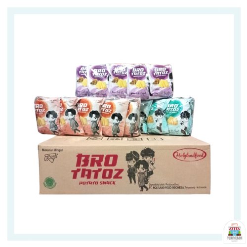 

KIKOYA BROTATOZ PER/KARTON ✨ 380 GR/PCK – 1 KARTON (ISI 5 PCK x 10 PCS) ✨ SNACK KERIPIK KENTANG