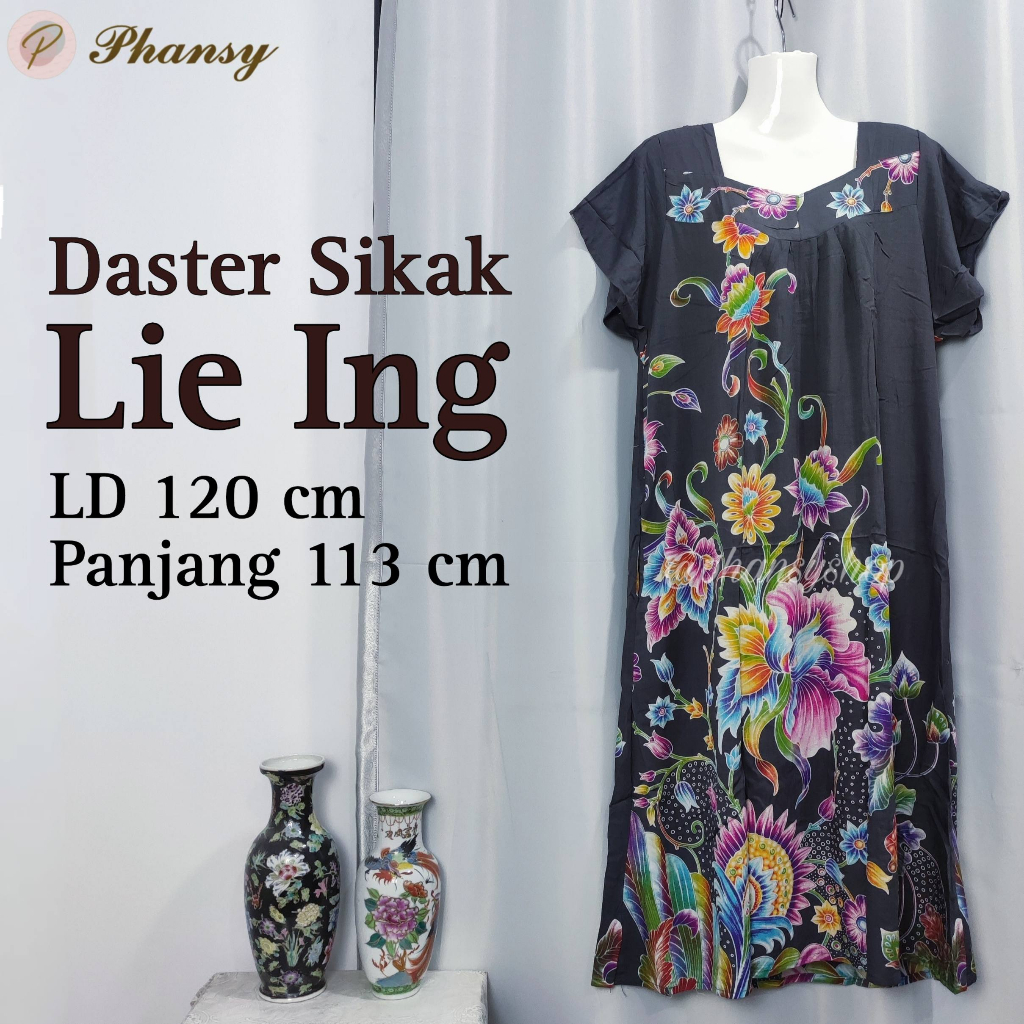 Daster Sikak Lie Ing Motif Seruni Baju Tidur Wanita