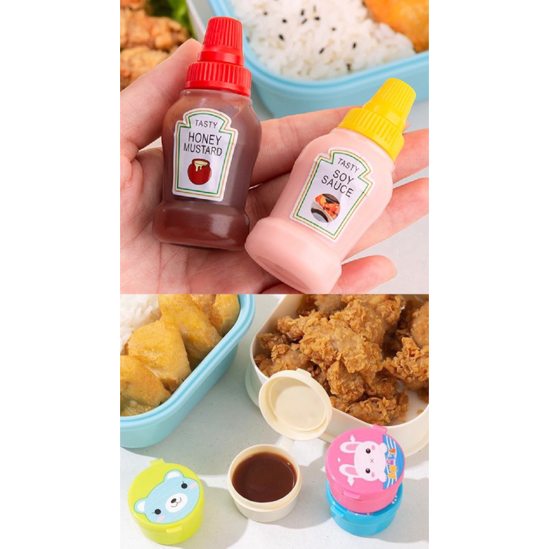 Wadah Saos Tomat Sambal Kecap Selai Bento Anak / Wadah Saus Tempat Saus Bekal / Saus Cup Bento Anak