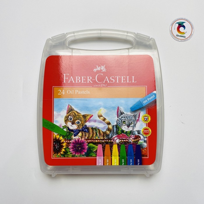 

Crayon Krayon Oil Pastels Faber Castell 24 warna Eco Trans