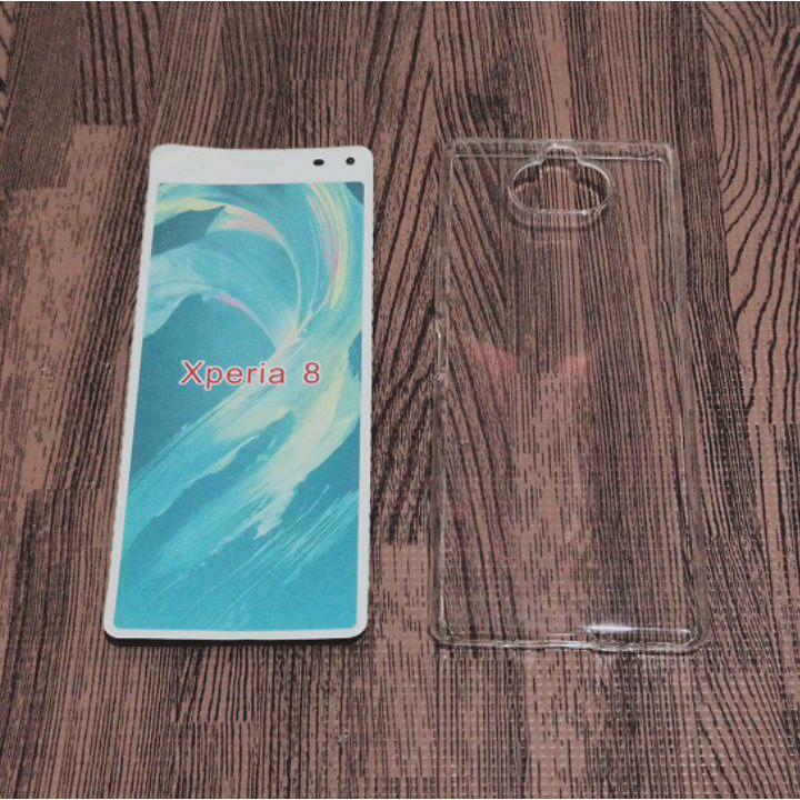 Sony Xperia 8 Softcase Case Casing Silikon Sony Xperia 8 Bening Clear Ultrathin TPU Case