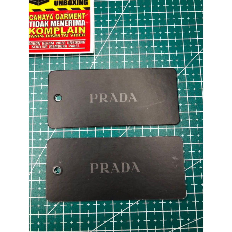 

PRADA TAG SUPER PREMIUM CO 1X DI KIRIM 600PCS