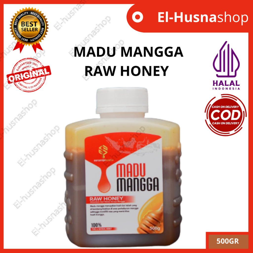 

Madu Mangga 500gr Raw Honey Dihasilkan Dari Nektar Bunga Mangga Pure & Natural Madu Asli Original